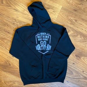 Black “Go Lift” Hoodie